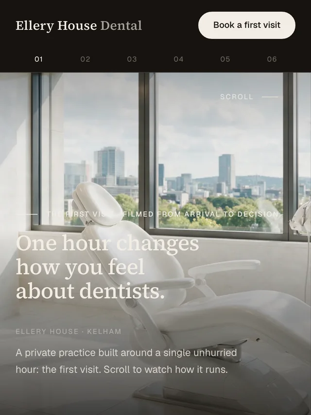 Ellery House Dental, reference build for dentists